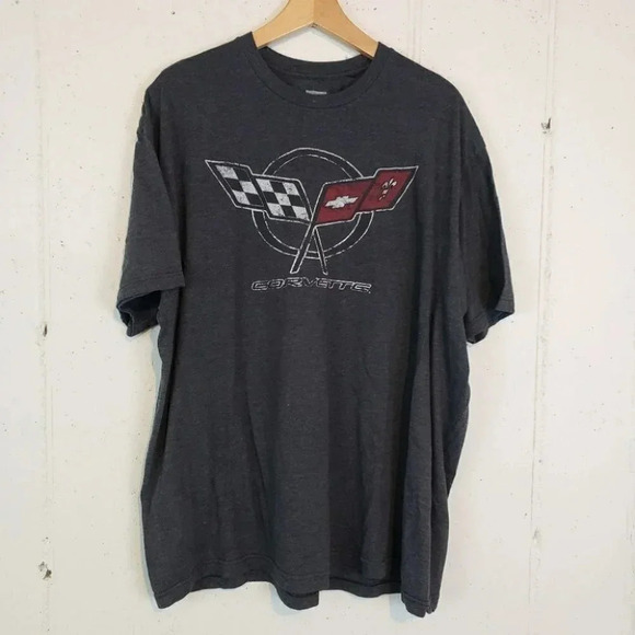 Corvette‎ 2XL gray T-shirt - Picture 1 of 3